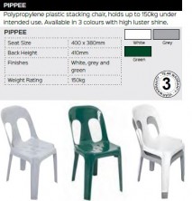 Pippee Chair Range And Specifications